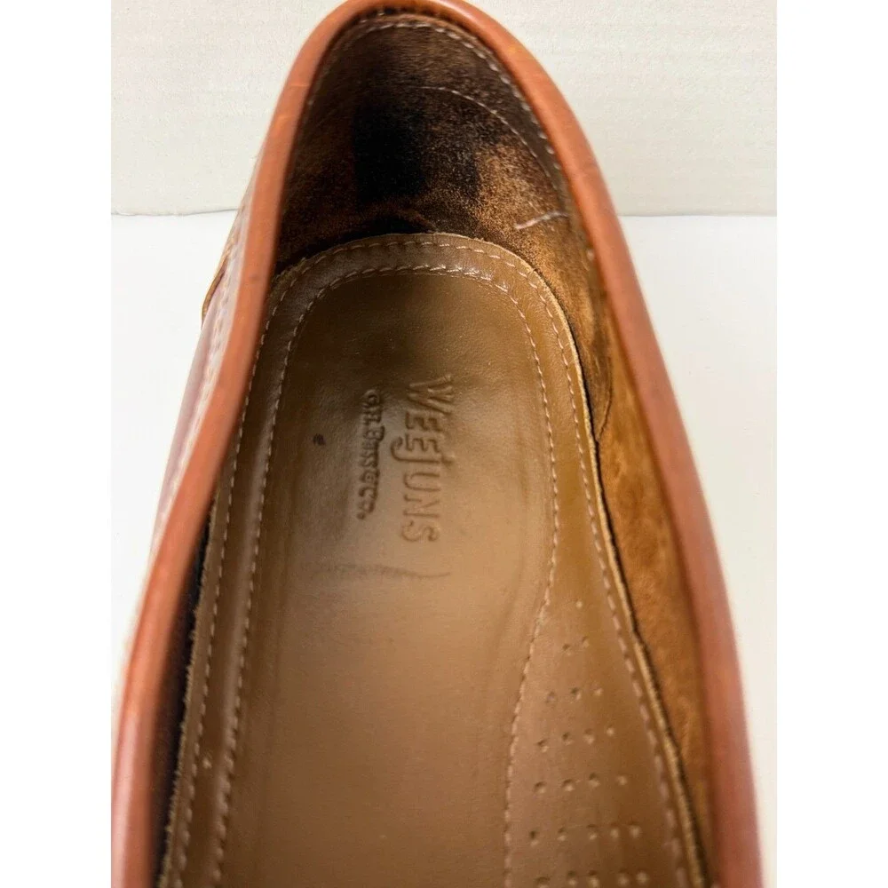 GH Bass Weejuns Kiltie Tassel Men's Loafer 10.5 D Brown